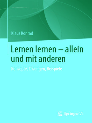 cover image of Lernen lernen – allein und mit anderen